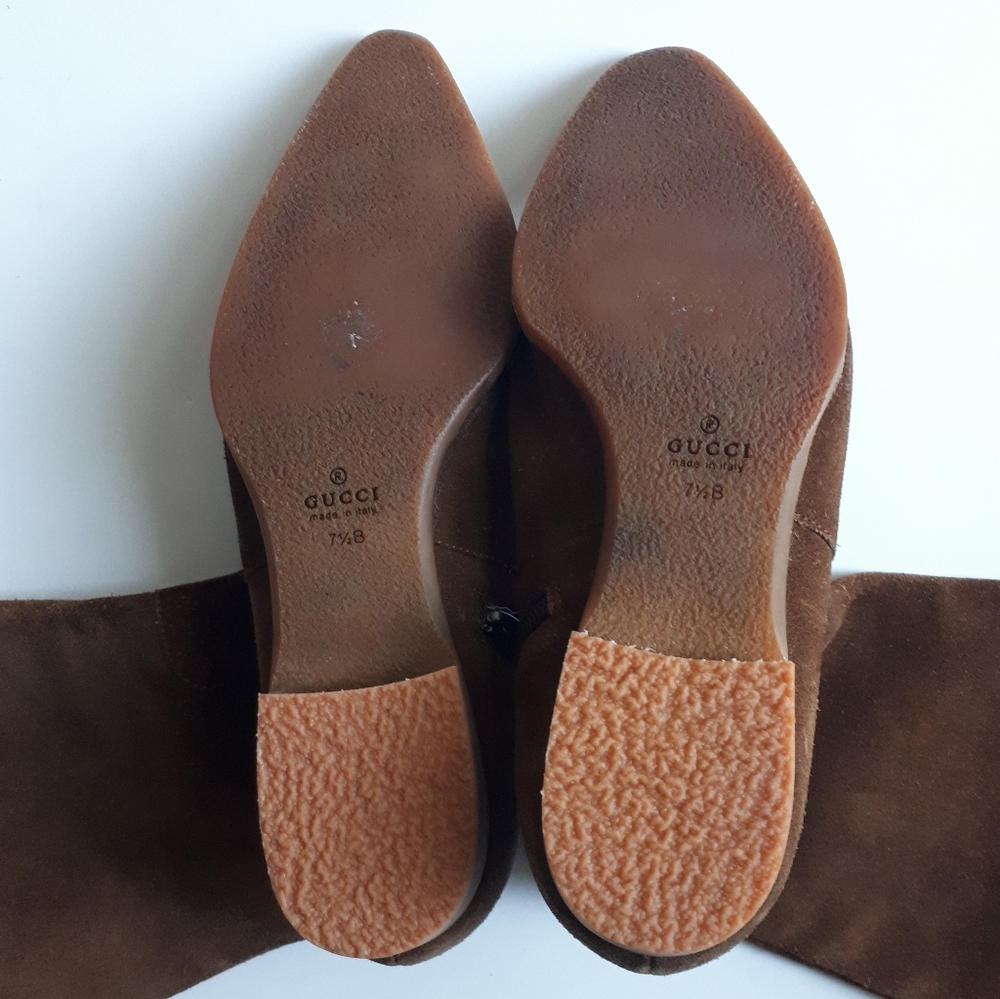 Gucci | Suede Riding Boots - Picture 12 of 13